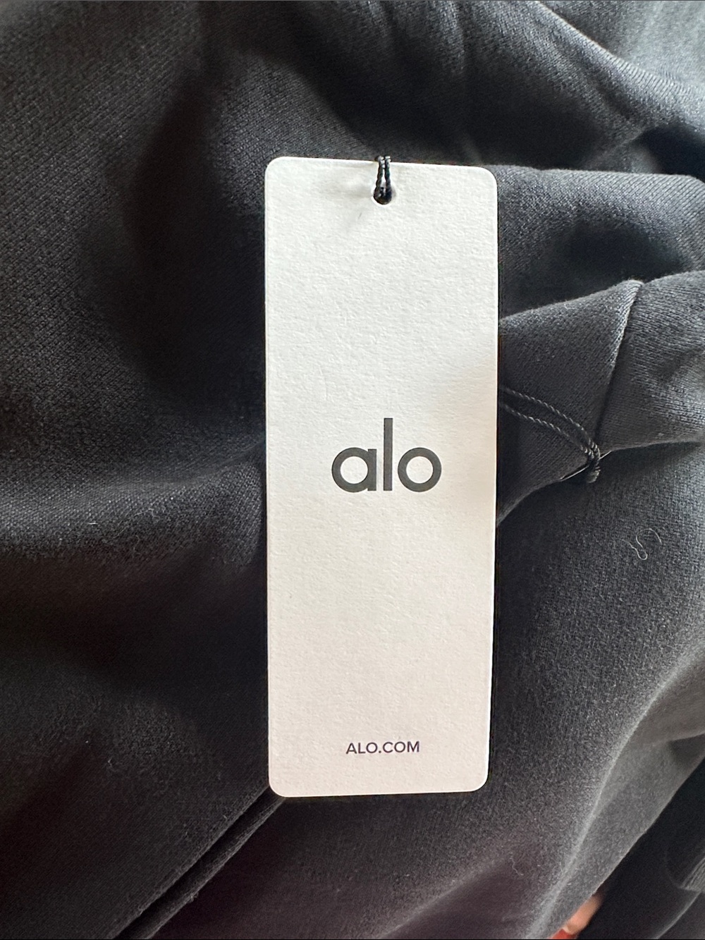 ALO Yoga Black Half-Zip Pullover Sweatshirt size L NWT in original plastic. - Picture 8 of 9